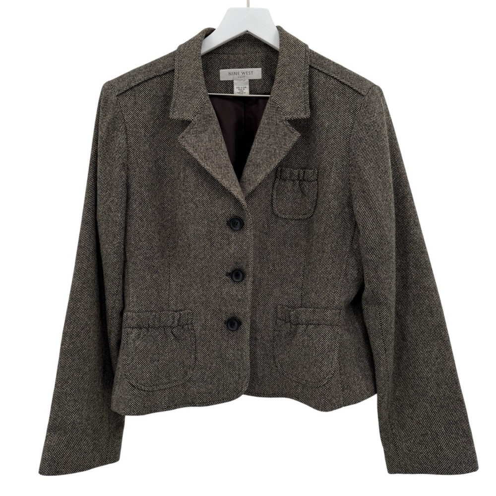 Nine West Suit Wool Blend Jacket/Blazer